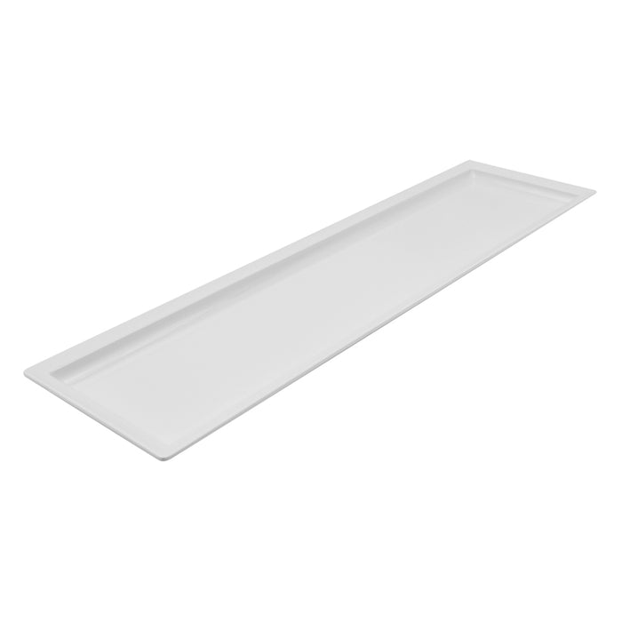 White Melamine Tray 730x210x30mm