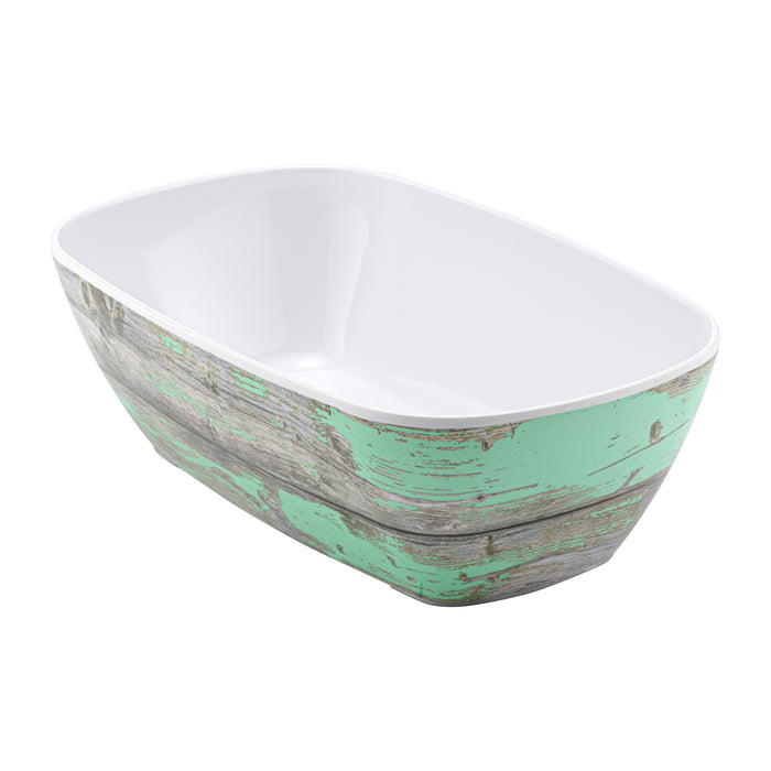 Rustic Orange Tura Melamine 1/4 Size Crock 265x162x80mm1.5L