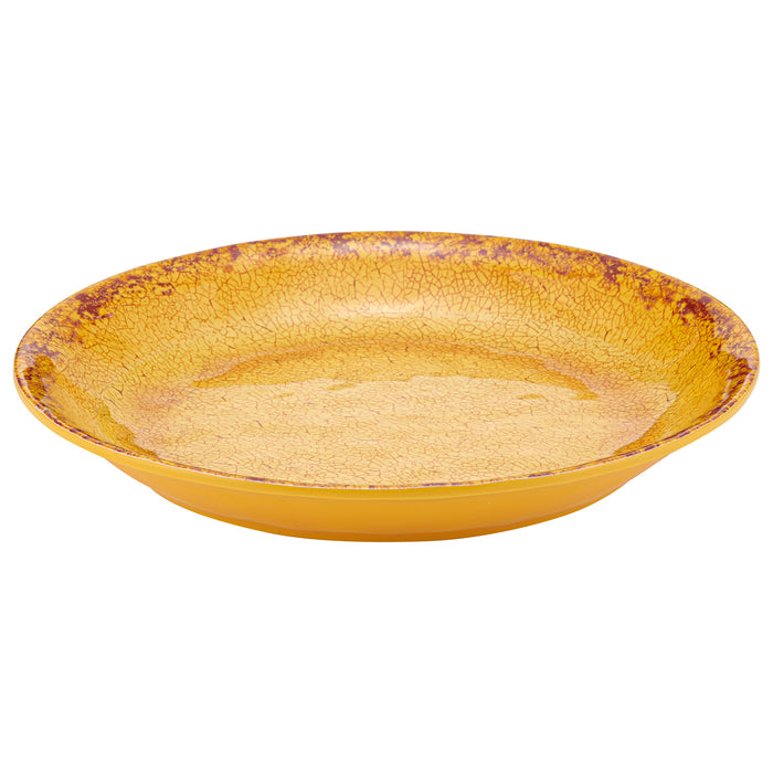 Orange Casablanca Melamine Low Dish 210x210x29mm 500ml