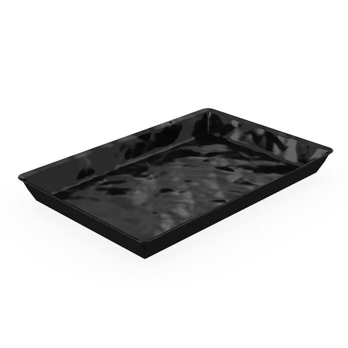 Mino Black Melamine Tray