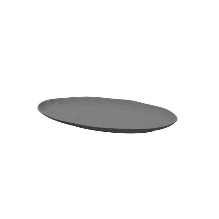 Aqua Pigment Melamine Oval Tray  420 x 280 x 30mm
