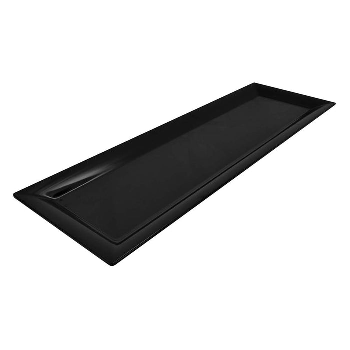 Black Melamine Rectangular Essence Tray  SF 1.2L