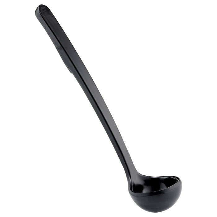 Black Melamine Solid 0.6oz Ladle 217mm