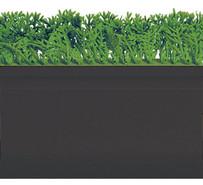 Green Garnish Divider Black Base 750x100mm