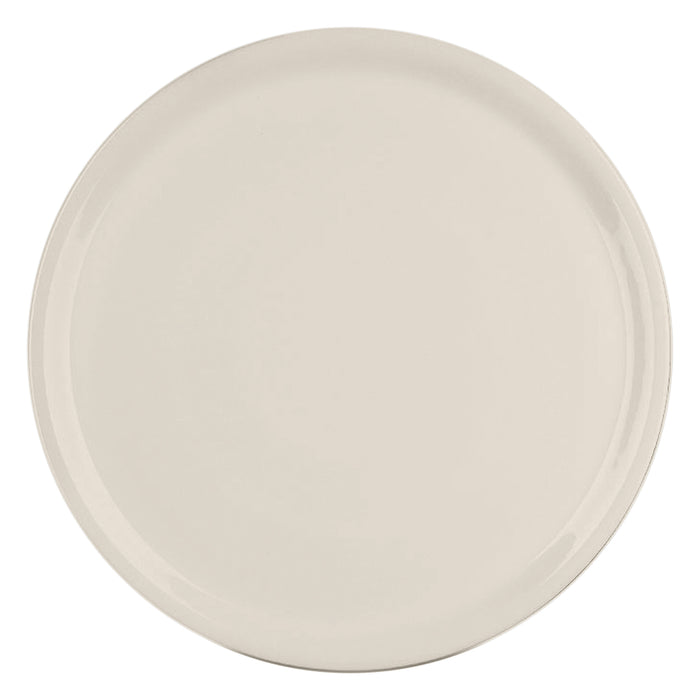 Napoli White Ceramic Pizza Plate Dia 33cm