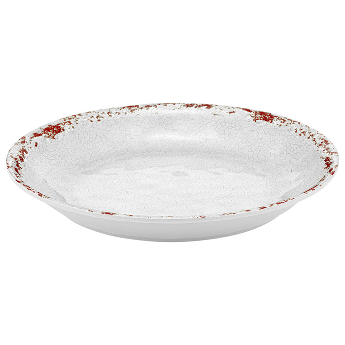 Red Casablanca Melamine Low Dish 210x210x29mm 500ml