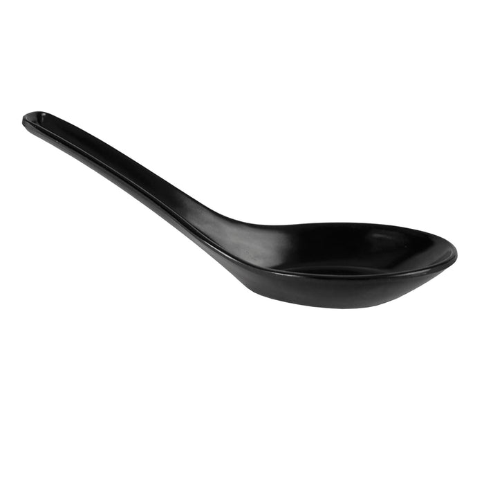 Black Melamine Hors d'oeuvre Spoon 140mm