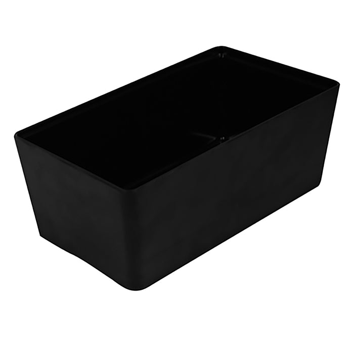 Black Matt Melamine Nordic Crock 257x147x100mm