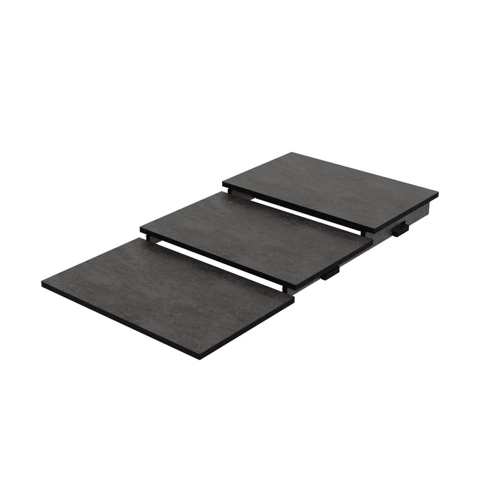 Bellato Grey Effect Three Tier HPL Riser 325 x 795mm