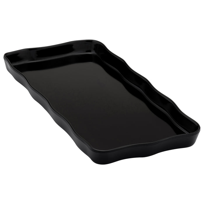 Black Melamine Aalto Tray 273x133x20mm