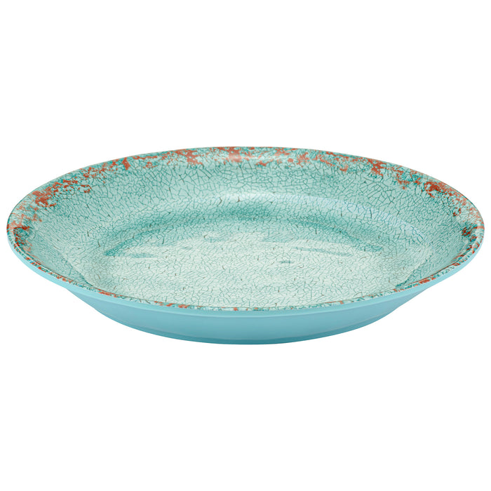 Blue Casablanca Melamine Low Dish 210x210x29mm 500ml