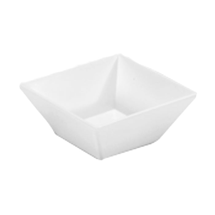 White Melamine Lancaster Square Dish 121x51mm285ml