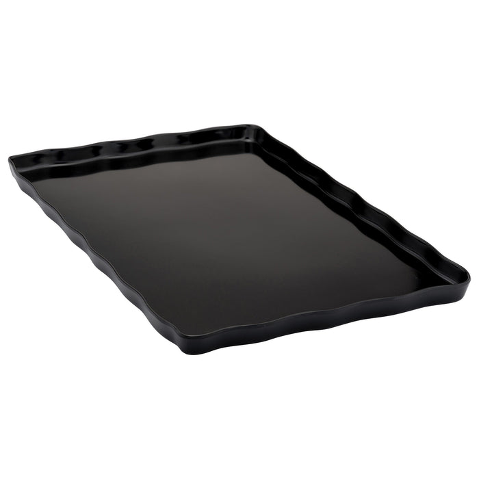 Black Melamine Aalto Tray