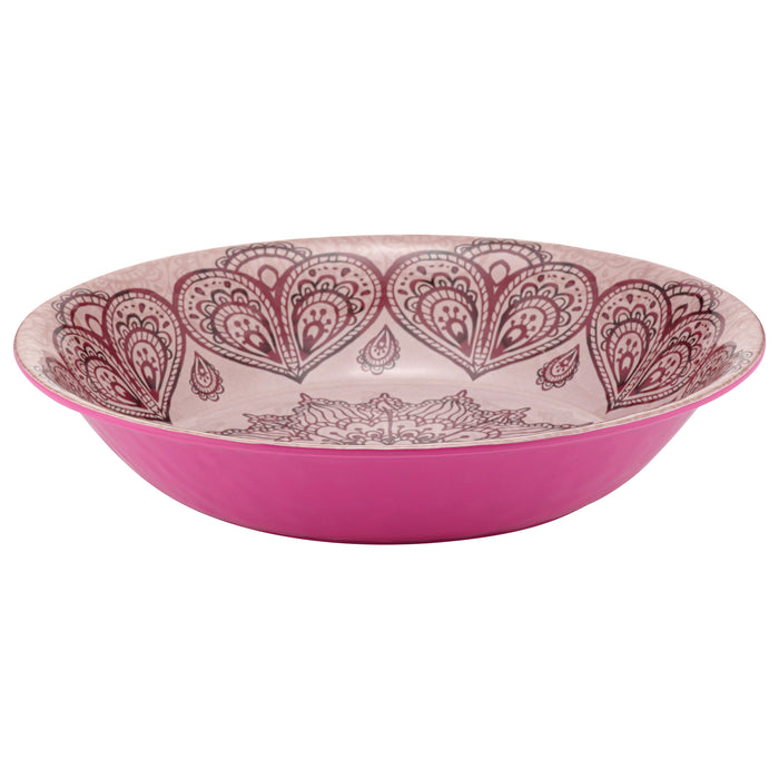 Blue Mehndi Melamine Dish 350x350x70mm 3.5L