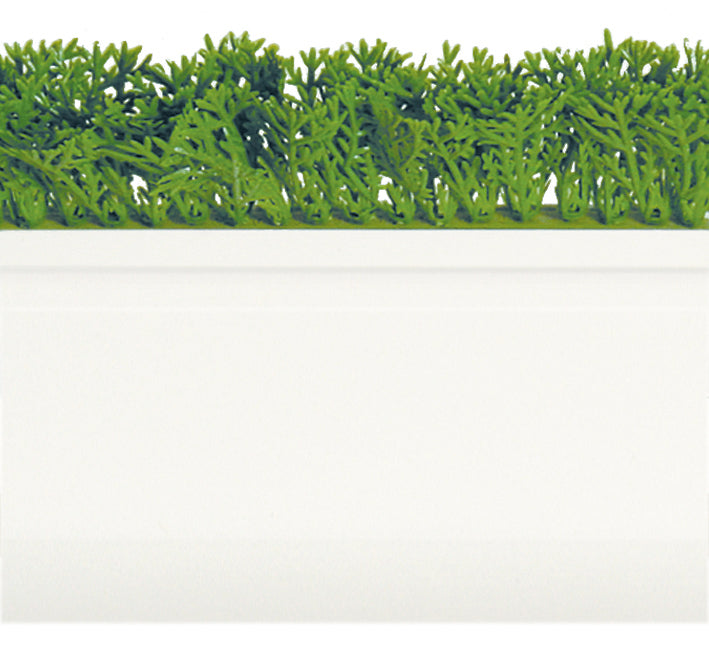 Green Heavy Duty Garnish Divider White Base 750 x 100mm