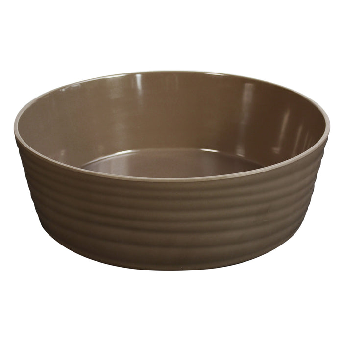 Stone Melamine Ripple Dish 350x350x110mm 8L