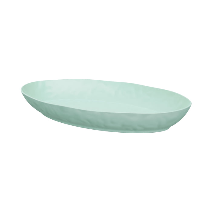 Aqua Pigment Melamine Oval Dish 530 x 325 x 70mm 5L