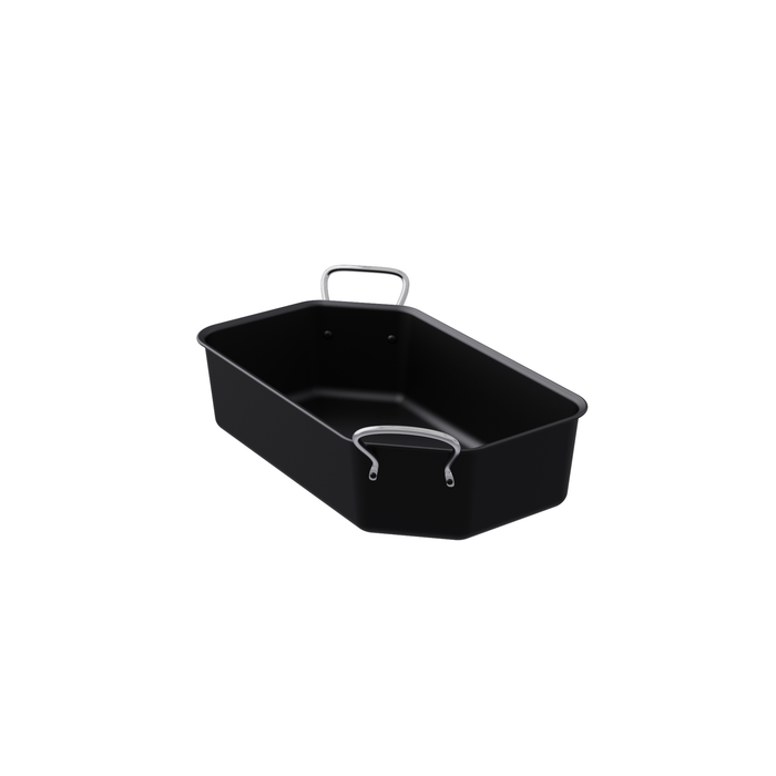 Ore Black Stainless Steel Greblon Crock 265x164x100mm