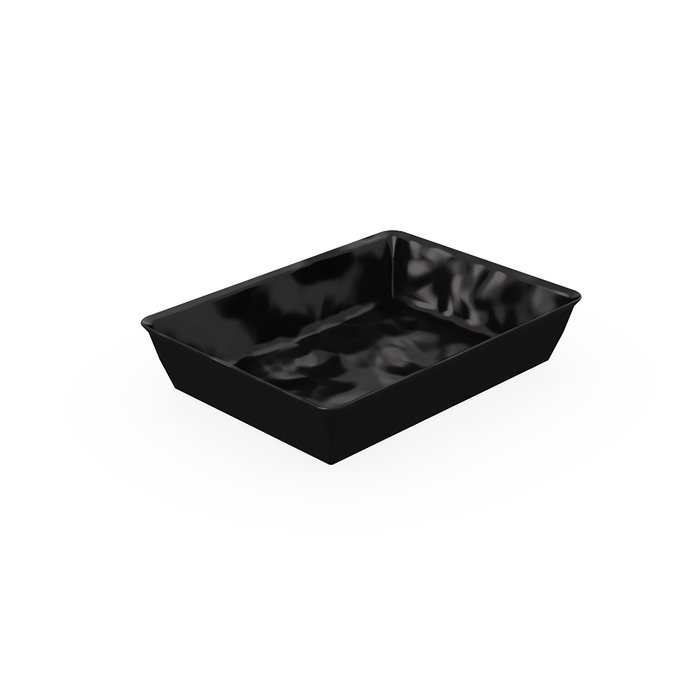 Mino Black Melamine Deep Crock 210x280x60mm 2.2L