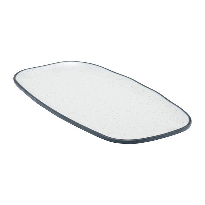 Marl Melamine Rectangular Side Plate 300x153mm