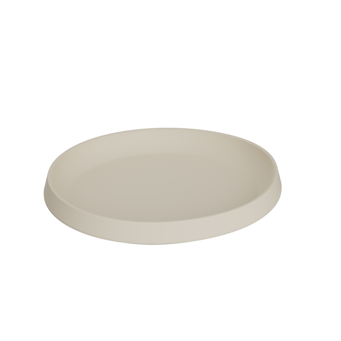 Trafalgar Parchment Melamine Large Shallow Dish 318x296x44mm