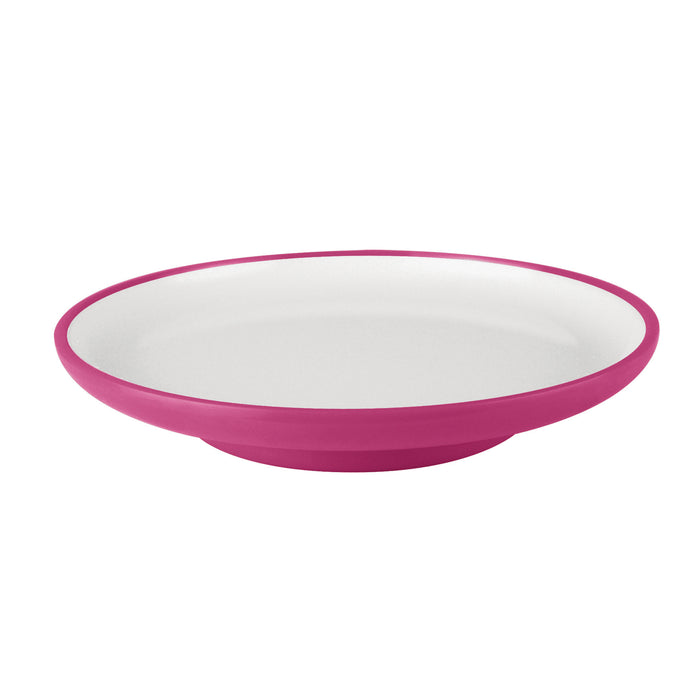 Pink/White Melamine Dessert Plate 140x22mm