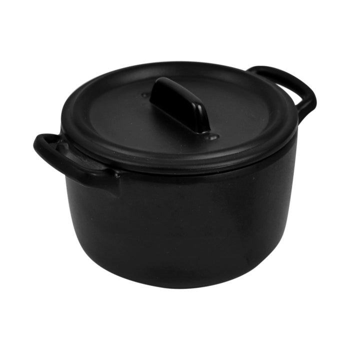 Black Stone Cast Melamine Casserole Pot  250ml