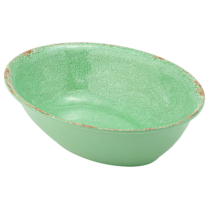 Green Oval Casablanca Melamine Dish 210x280x70mm 1.5L