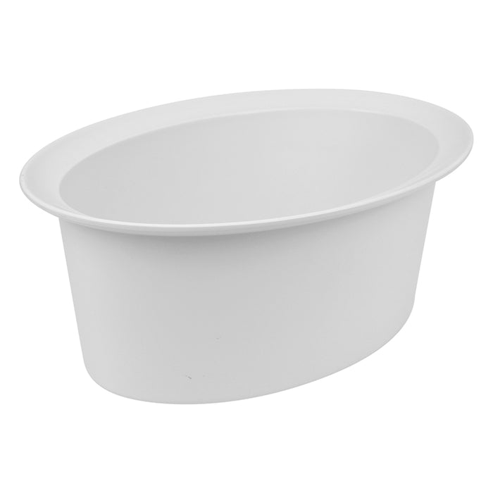 White Melamine Large Oval Deli Case Dish 445x318mm