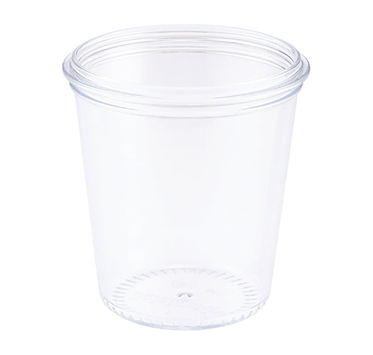 Clear SAN Pudding Pot 70x80mm 150ml (100 Pack)