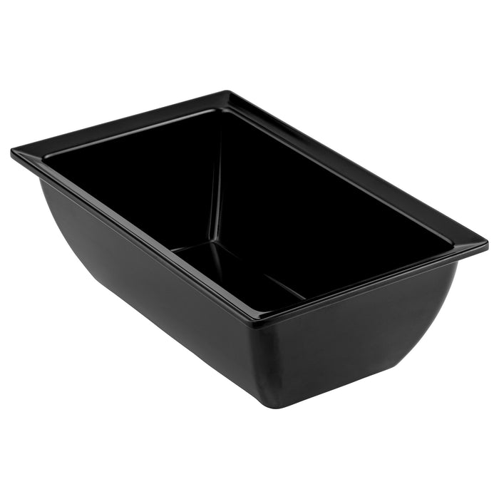 Black 1/4 Size Melamine Classico Crock 2L