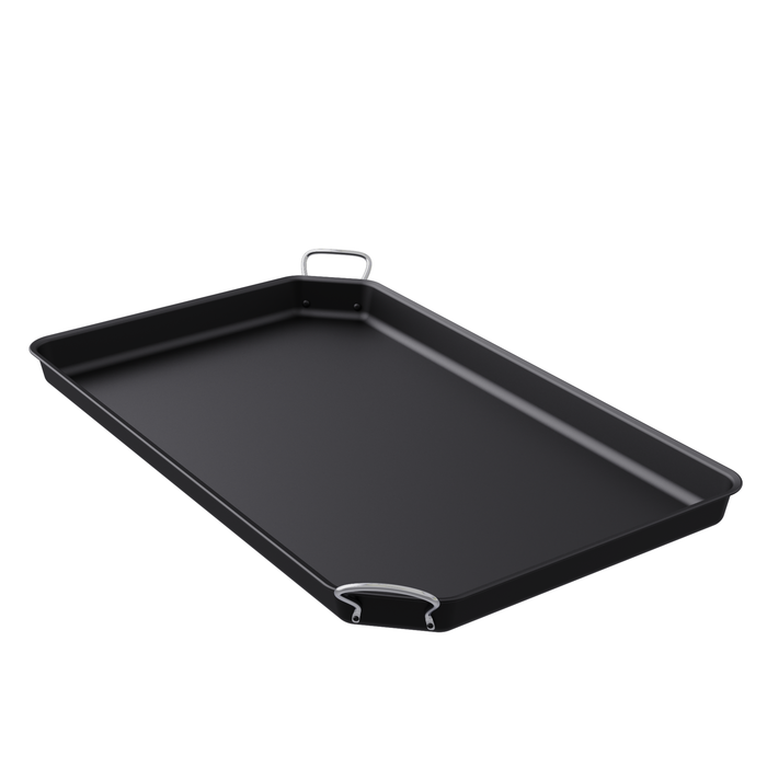 Ore Black Stainless Steel Greblon 2/4 Gastro Tray 162x530x35mm