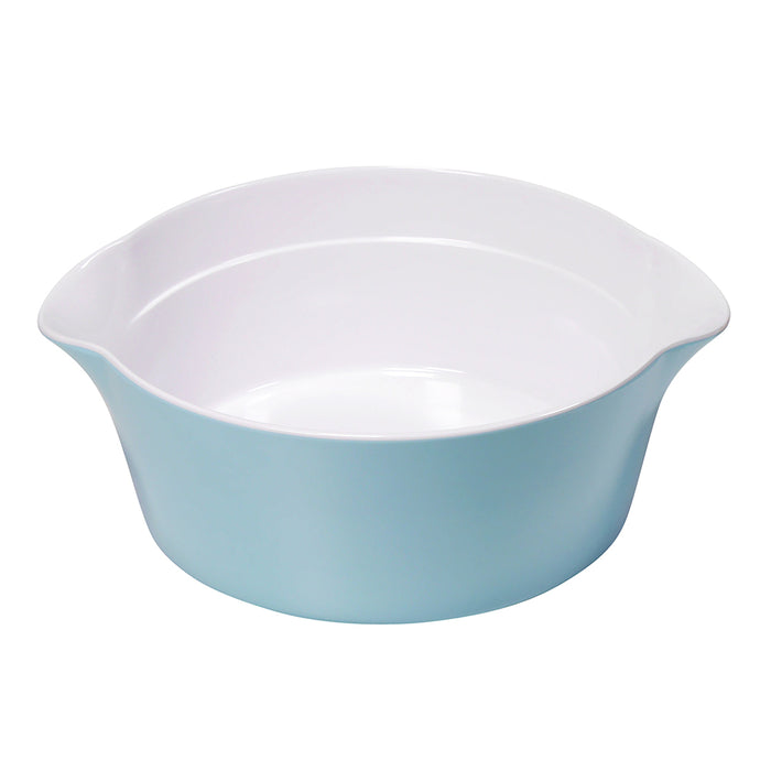 Blue/W Medium Melamine Oasis Dish 238x276x95mm1.8L