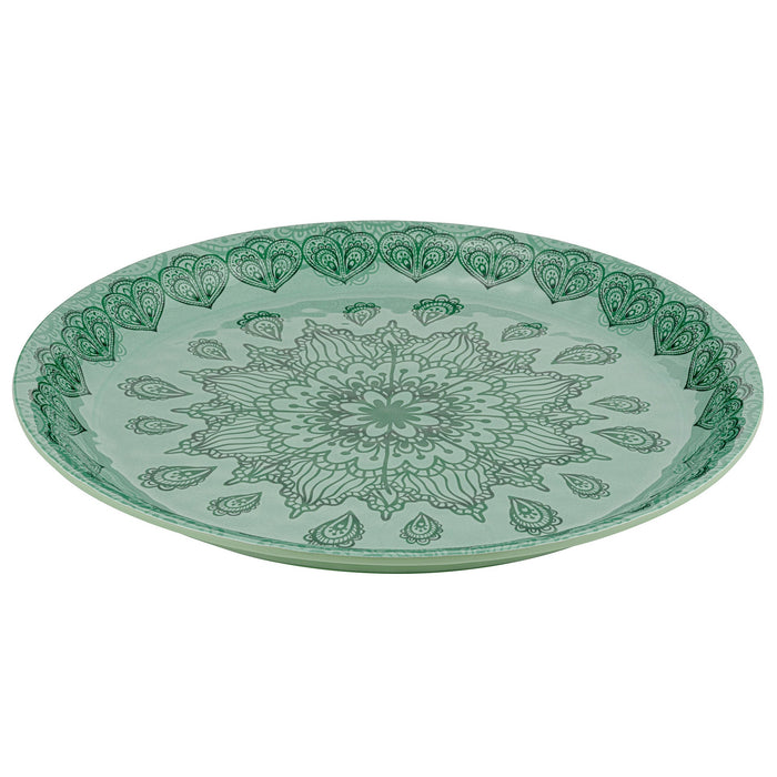 Mehndi Melamine Dish 350x350x30mm