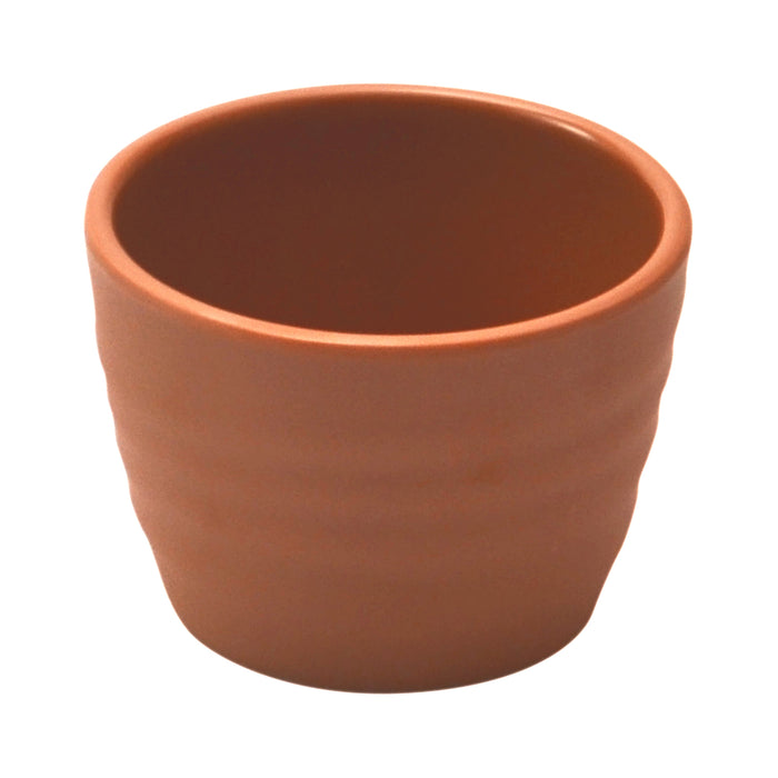 Terracotta Melamine Rippled Ramekin 70 dia. 75ml