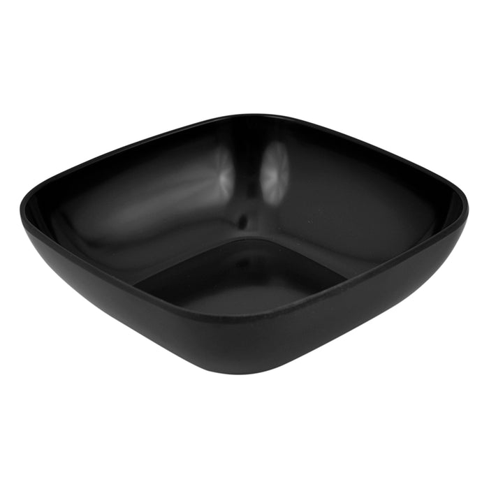 Black Classic Melamine Square Dish 500ml