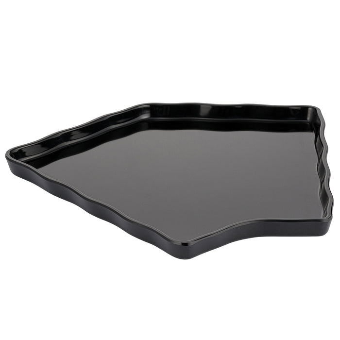 Black Melamine Aalto Tray 310x340x20mm