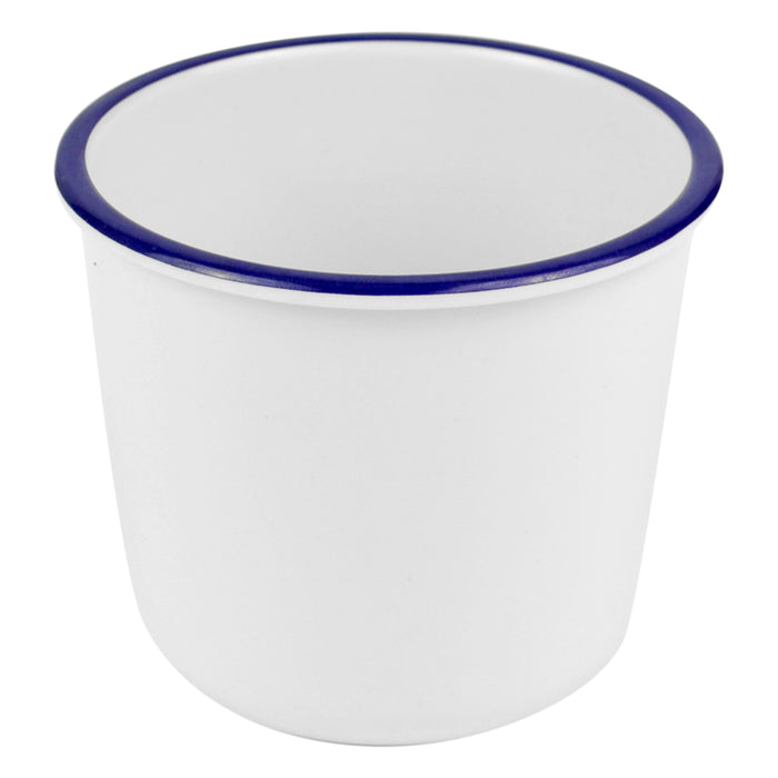 Blue Enamelware Melamine Pot 100x85mm 400ml