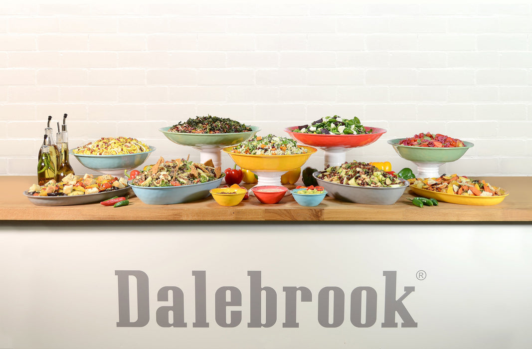 Casablanca Melamine Oval Low Dish 210x280x35mm 800ml