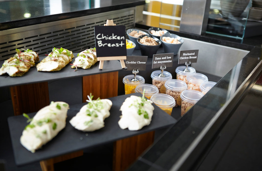 Black Slate Effect Melamine Tray w/sf