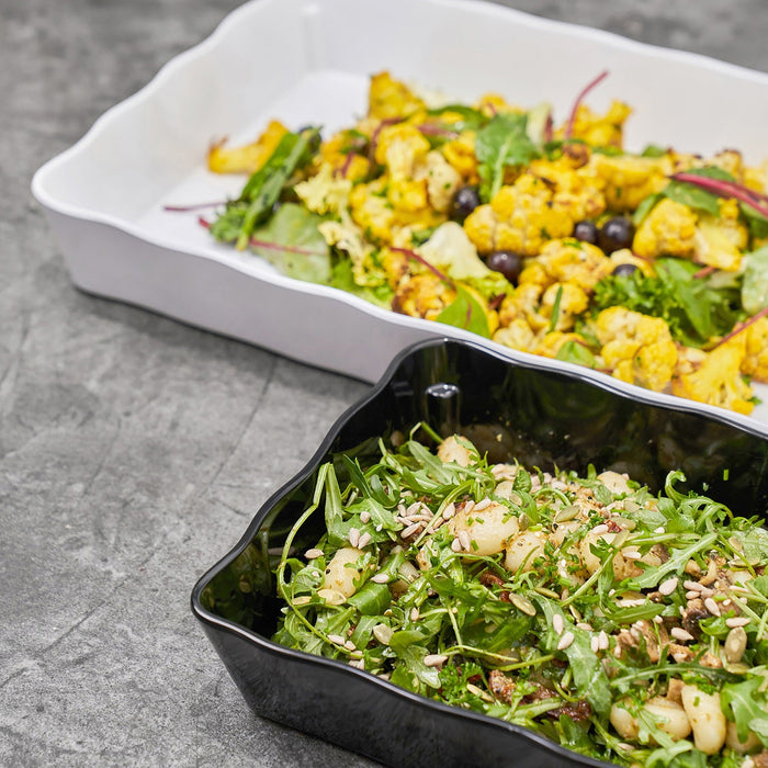 White Melamine Aalto Tray