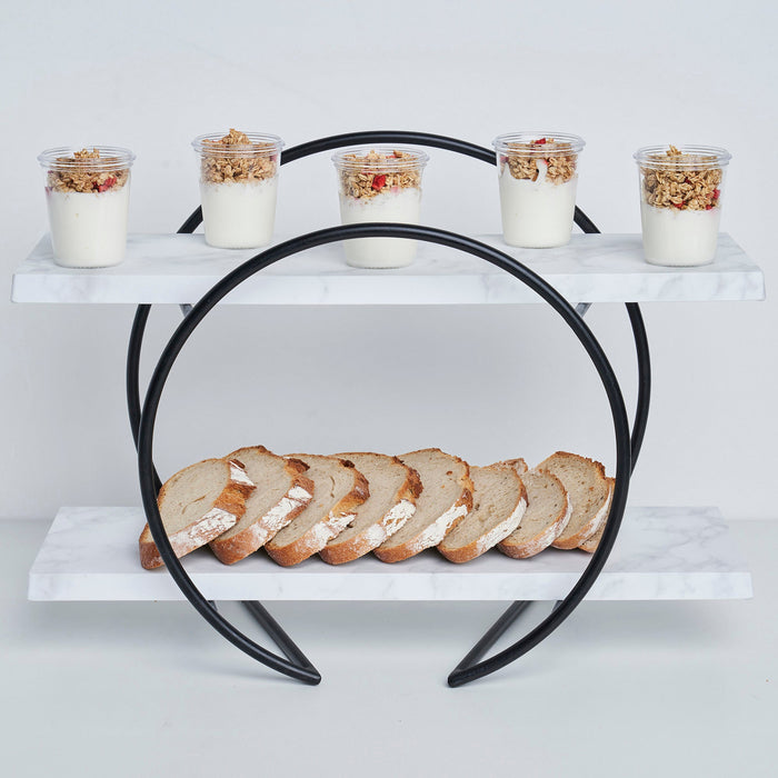 Black Circular Buffet Stand
