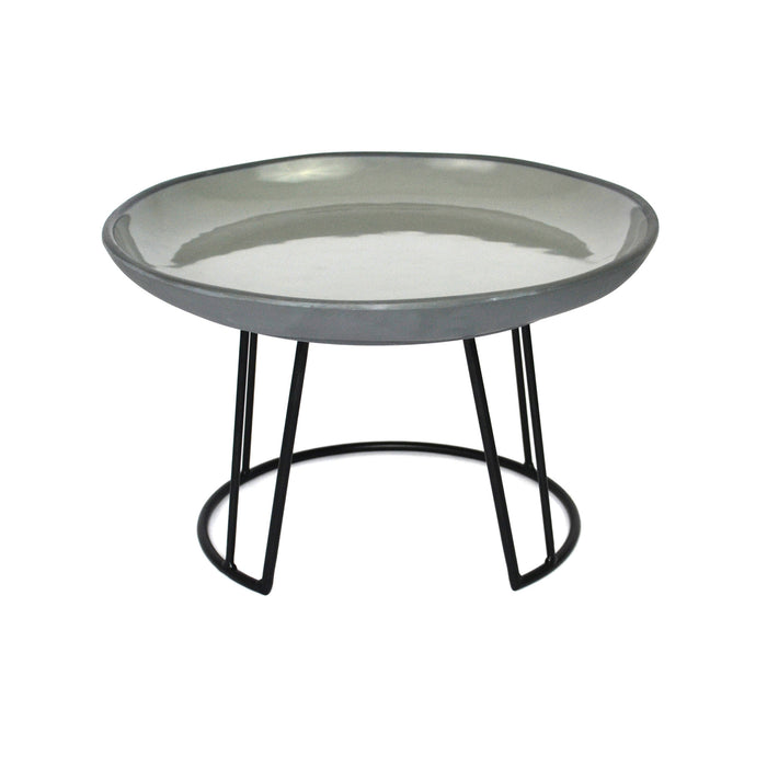 Black Mini Circular Buffet Stand 283x196x256