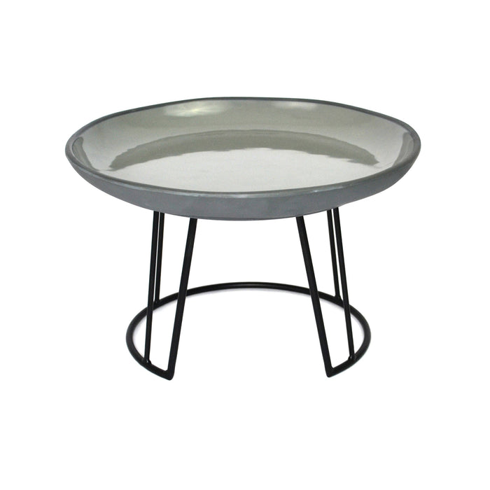 Black Circular Buffet Stand