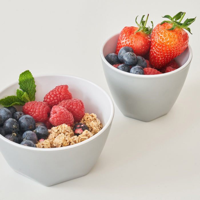 Hive Grey and White Melamine Soup Pot (12 Pack)