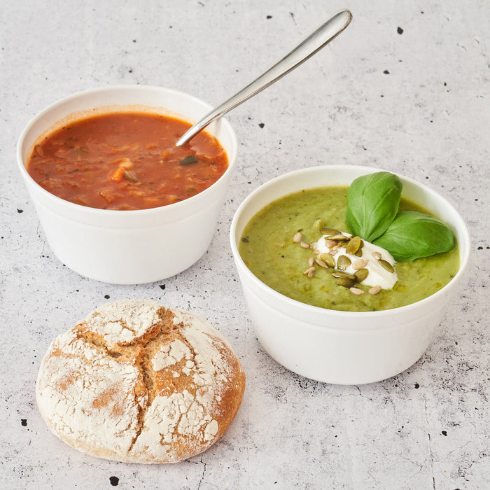 Hu White Melamine Pot