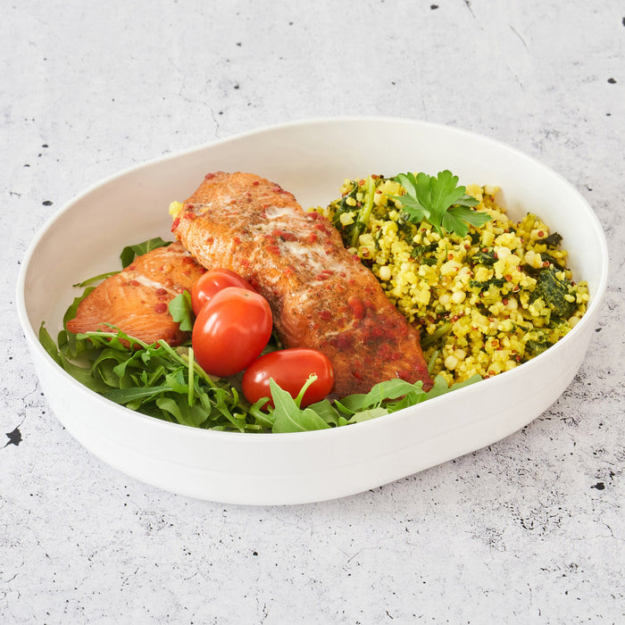 Hu White Melamine Oval Tray