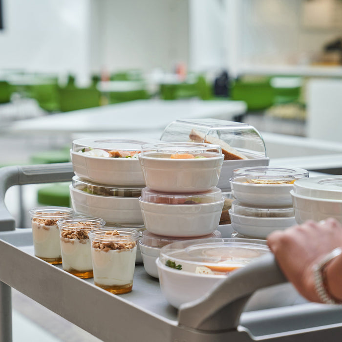 Hu White Melamine Pot