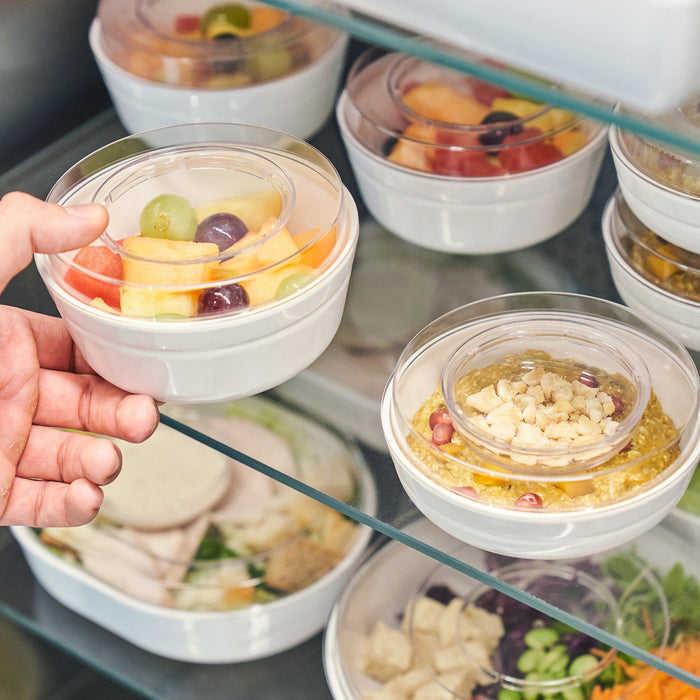 Hu White Melamine Pot