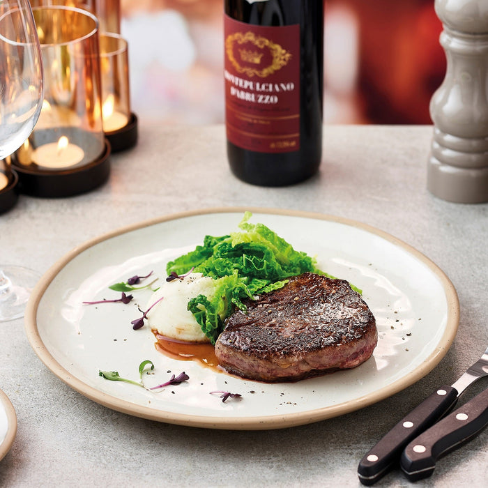 Marl Melamine Large Shallow Plate 280x280x26mm